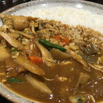 CoCo壱番屋 - 根菜と蒸し鶏のカレー たっぷりあさり