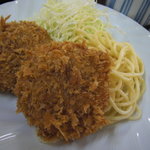 喜楽亭 - 喜楽亭　メンチアップ