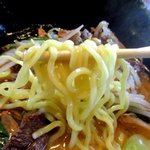 軽食＆ラーメン　こまがた - しっかりとした麺！