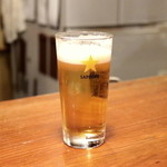 おひさんにしにし - 生ビール (490円) '15 8月中旬