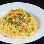 ★Spaghettini with rich sea urchin cream sauce