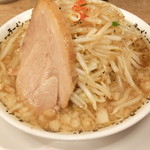 野郎ラーメン - 野郎ラーメン極太平打ち麺