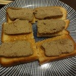 蕎麦和食はたり - 鳥レバーのパテはたり風