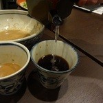 蕎麦和食はたり - 蕎麦湯はナチュラル