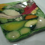 レザンファン ギャテ - 無農薬野菜をプレスしたテリーヌ