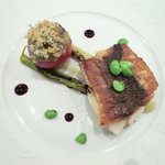 レザンファン ギャテ - イサキのポワレ ウイキョウのソース