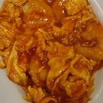 中華料理　龍盛 - エビと玉子のチリソース