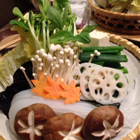 しゃぶしゃぶ・日本料理 木曽路 上野店 - 野菜盛り3人前