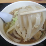 道の駅 富士吉田 軽食コーナー  - 吉田うどんは太い！