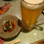 おどり - 生ビールとお通し