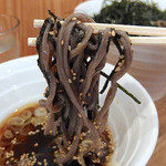 そばうさ - 海苔胡麻冷そば（600円）