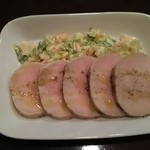 やっちゃbar - 鶏ハムとコールスロー