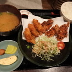 Soul満 - 2015.11　牡蠣フライと鶏から揚げ＠1,000