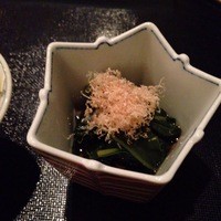 和食 からまつ - 金時草のお浸し
