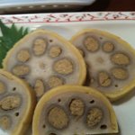 むつ五郎 - まずは「辛子蓮根 ８４０円」