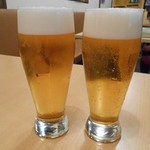 アイエヌ キッチン - グラスビール　200円
