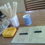 喜楽亭 - テーブルセット