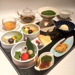 吾妻茶寮 - 「吾妻フォンデュ」抹茶フォンデュ三段重