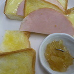 茶房　萌木 - トーストセッ、アップルジャム