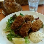 トラットリア グランボッカ - 【2015年10月】メインランチ：カキフライ