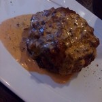 フレンチバル セレナ - □Fランチ　フレンチパテバーグ　980円(内税)□　コロッと丸くて可愛らしいバーグです。