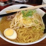 三水ラーメン - ネギらーめん(味噌）800円