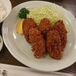 勝烈庵 - かきフライ定食