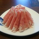 小肥羊 - 結構ボリュームありますが、ラム肉を気に入りすぎて1人前追加しました。