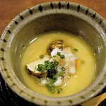 鮨 りんだ - 茶碗蒸し＝松茸、かに、白子