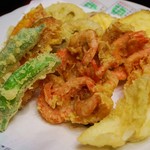 民宿みはらし - 天ぷら盛合せ