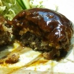 とくしま焼肉店 - 近江牛100%手作りハンバーグ定食（950円）