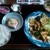 味之源 - 料理写真:本日のランチ６００円　モツとキャベツのピリ辛炒め