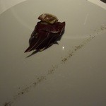 レフェルヴェソンス - 線の向こうに〜フォアグラのナチュレルと洋梨、麹グルト＆しょっつるキャラメル、シブレット、ラディッキオ