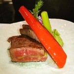 モリタ屋 東京丸の内店 - ロースにアボカドが挟んであるぅ～❤
                                ヾ(´∀`ヾ)