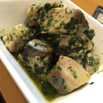 ばんじょう - 今日のお惣菜 タコと真鱈のバジルソース和え