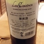 ワインはスペイン産だ。