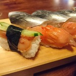 幸寿司 - 貝ひもの握りって美味しいですね(^.^)