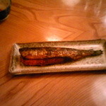 お食事処おおむら - いわし明太\380　　2015.11