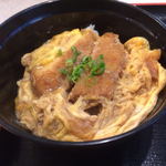 大福うどん - 日替わり定食カツ丼セット（690円）