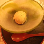 なにわ本店 - 栗アイス。