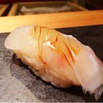 すし 喜邑 - 2015.10.  真鯛 10日熟成