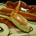 祇園 末友 - ☆間人蟹の足をシンプルにお塩で☆