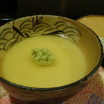 祇園 末友 - ☆茶碗蒸しは白子が入って本山葵とマッチしています☆