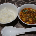 スーツァンレストラン 陳 - 2015.10 ごはん：絶品白子入り麻婆豆腐