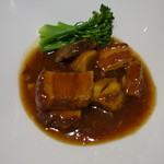 スーツァンレストラン 陳 - 2015.10 肉料理２：沖縄産豚肉の紅麹煮込み