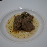 スーツァンレストラン 陳 - 2015.10 肉料理１：黒毛和牛のコンソメソース