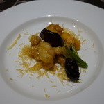 スーツァンレストラン 陳 - 2015.10 炒め物：柿とロブスター四川風