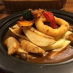 つつじ亭 - きのこの煮込みハンバーグ、メイン