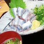 もみじや - 秋刀魚の口先、黄色い！さすが！新鮮だ！