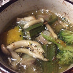 リブズたぶろう - 軟骨とお野菜のアヒージョ 500円